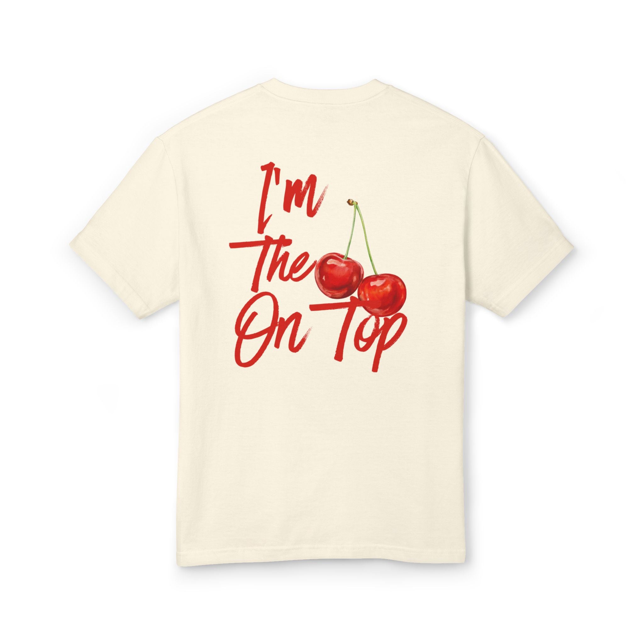 Cherry on Top Unisex Garment-Dyed Heavyweight Cotton Tee