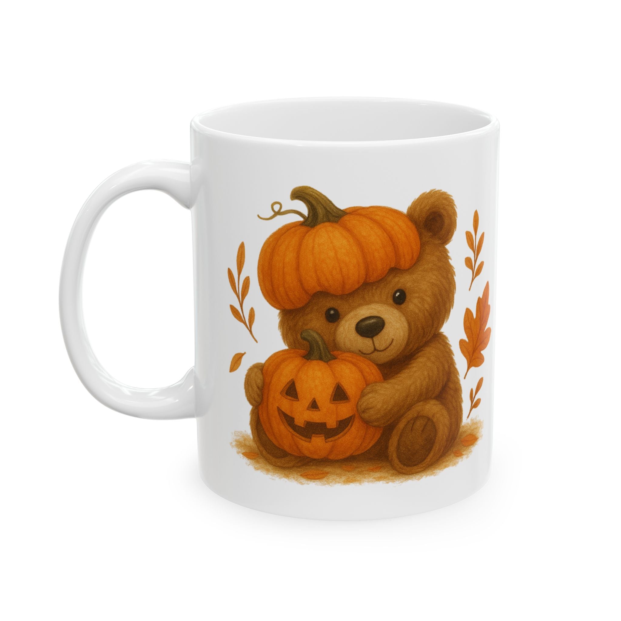 Autumn Bear Ceramic Mug -